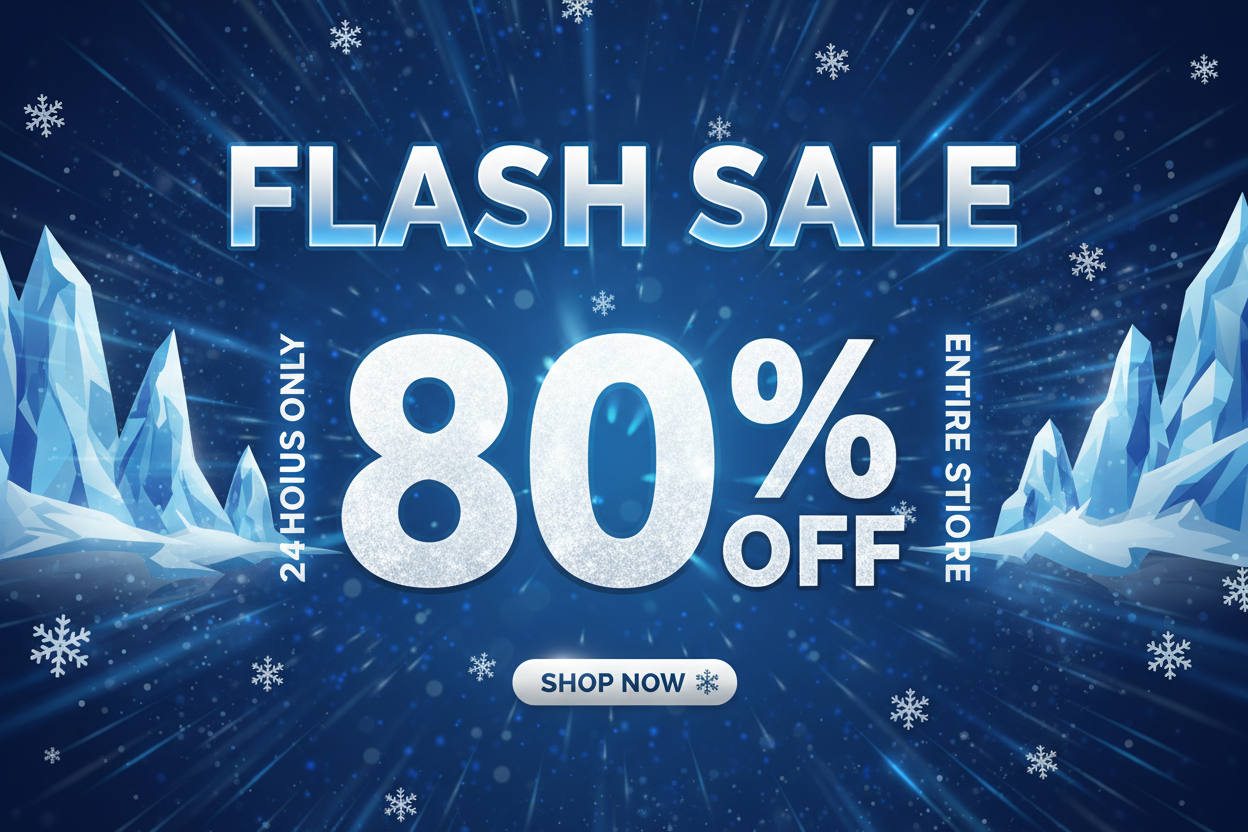 🔥 FLASH SALE ALERT: 80% OFF Everything - 24 Hours Only!