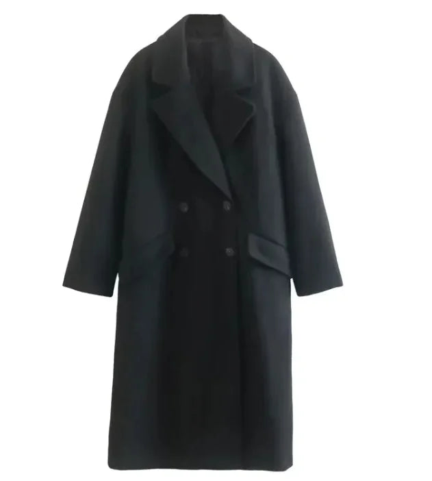 Women's Premium Tailored Coat - European Inspired Winter Outerwear |