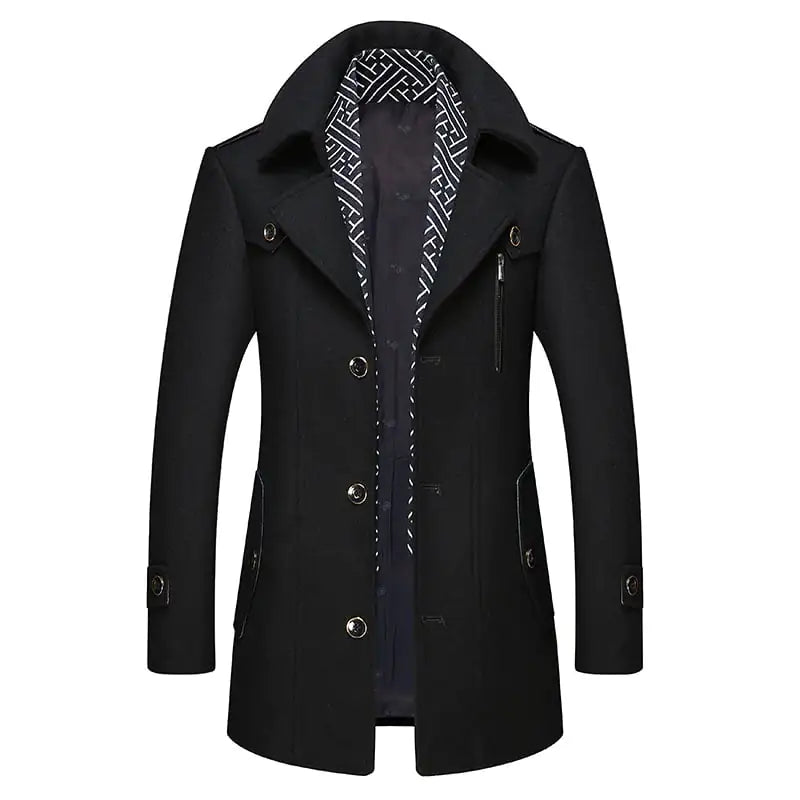 Padded Cotton Coat and Wool Coat Combo