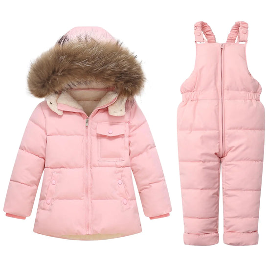 Combinaison de ski IBOBOOM pour bébé fille (taille 4T), manteau d&