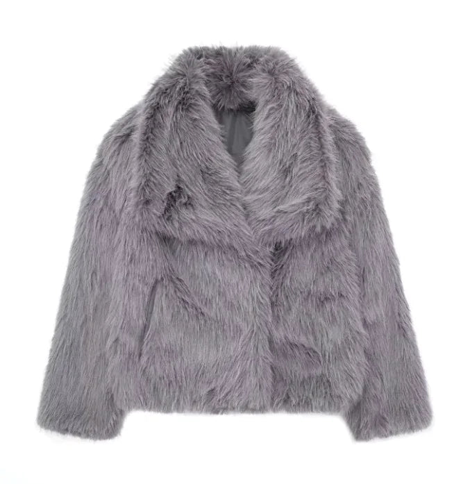 Street Hipster Faux Fur Coat - Edgy Winter Style | Black Friday Sale