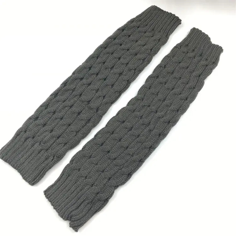 Winter Women's Knitted Knee-High Boot Sock Set