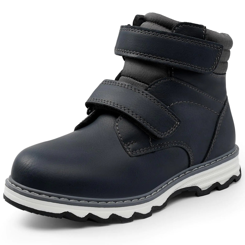 KELISI Boys Ankle Boots Kids Winter Walking Boots Shoes Boy Zipper Boot Hiking Boots