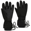 Waterproof Ski & Snowmobile Gloves - Touchscreen Winter Gloves with Wrist Straps