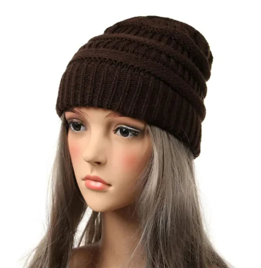 Women's Solid Knit Beanie
