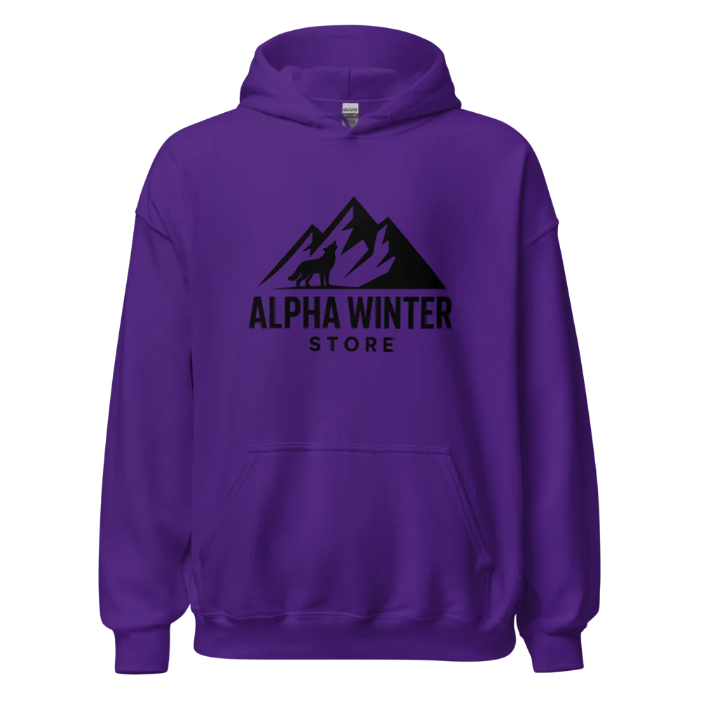 Unisex Heavy Blend Hoodie | Alpha Winter Store Logo | Black Friday