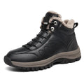 Warm Leather Winter Boots for Men with Plush Lining