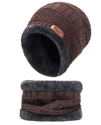 Winter Plush Hat and Scarf Set