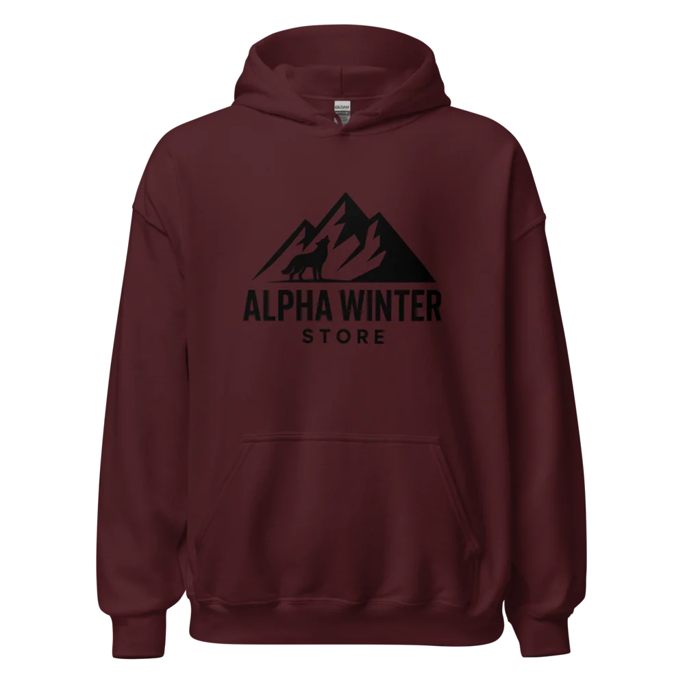 Unisex Heavy Blend Hoodie | Alpha Winter Store Logo | Black Friday