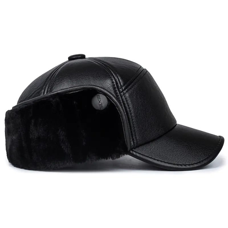 Winter Waterproof Baseball Hat for Elderly Men