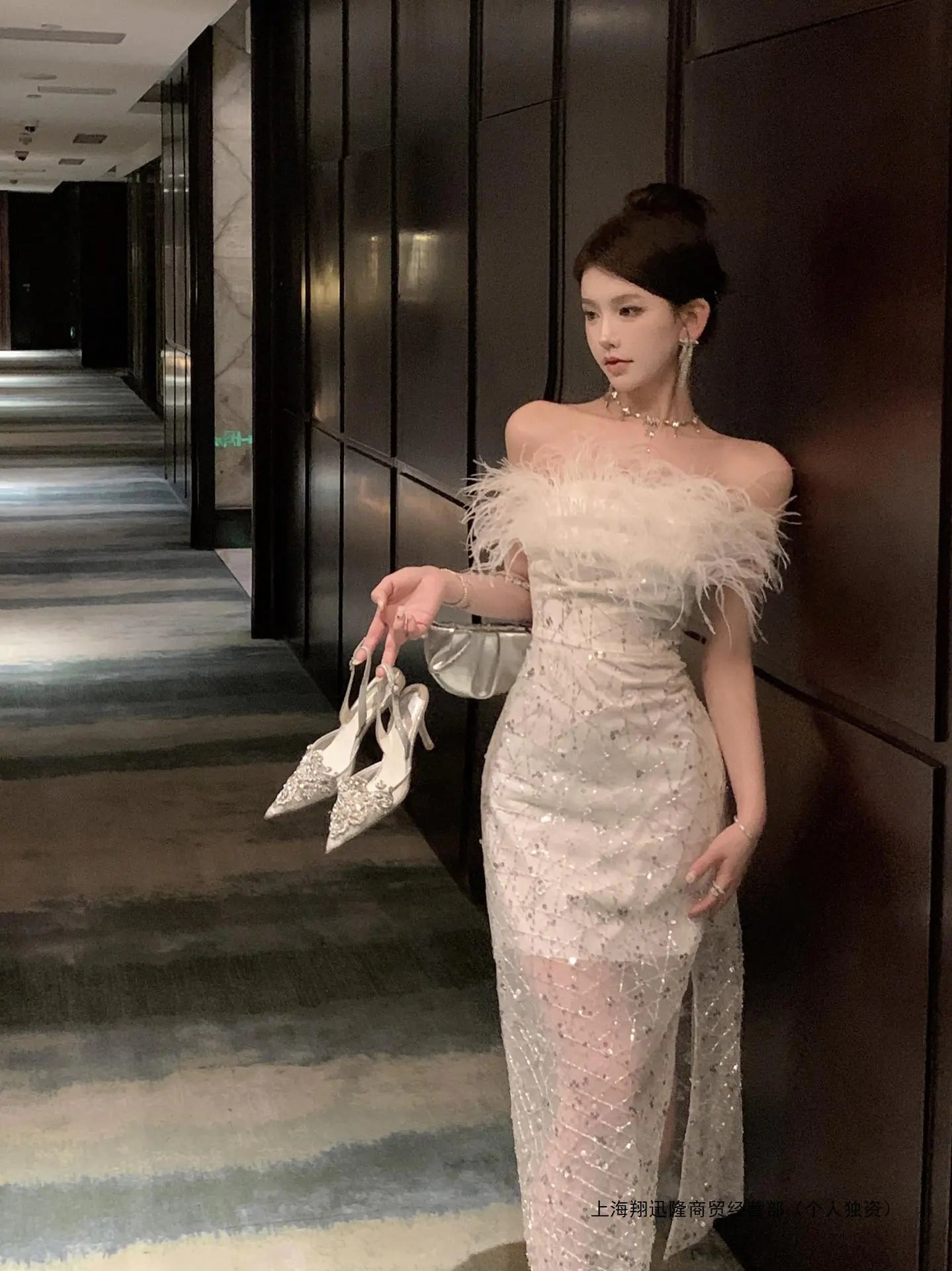 Winter Party Dress for Women - Fairy Temperament Style