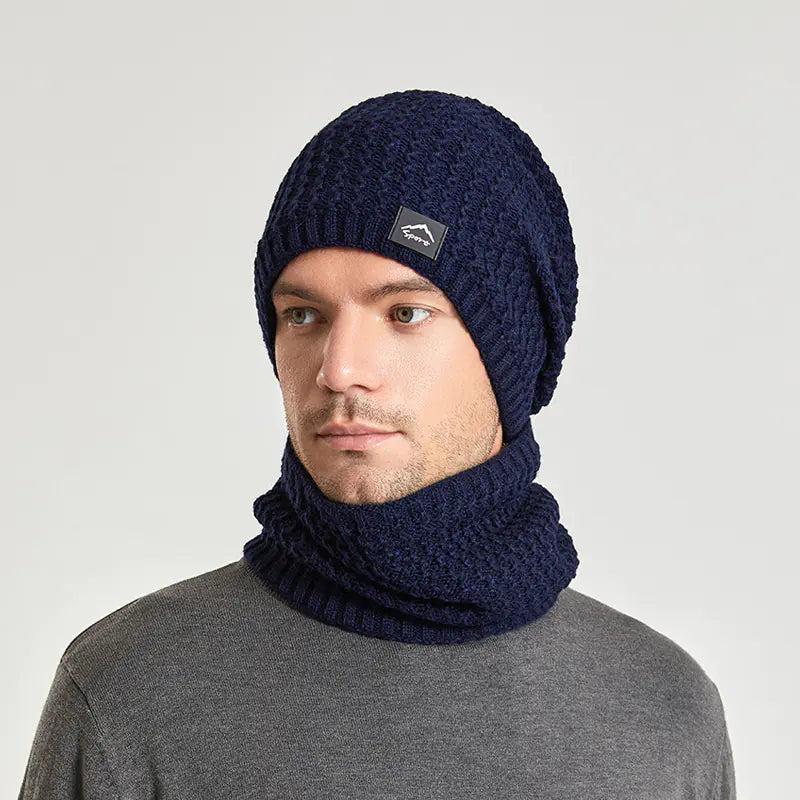 Winter Beanie and Scarf Set for Men and Women (One Set) | Popular