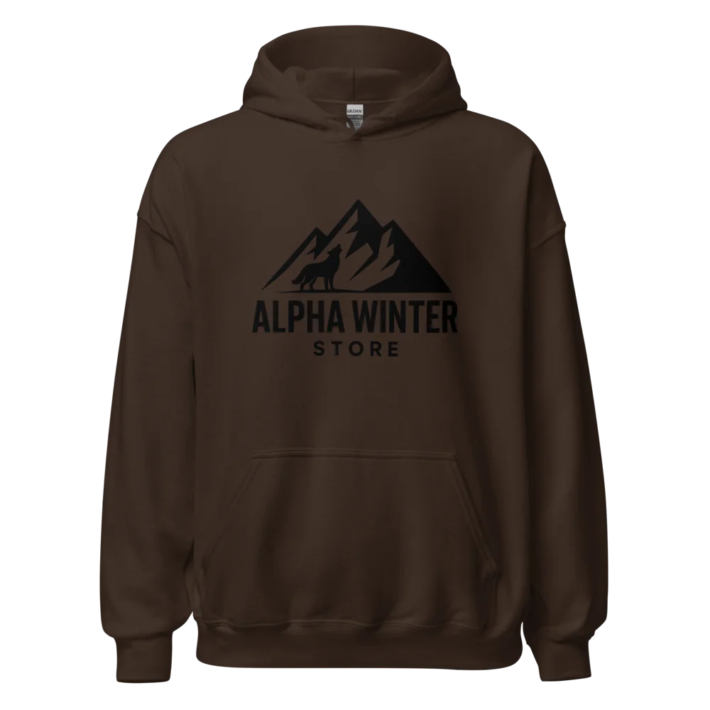 Unisex Heavy Blend Hoodie | Alpha Winter Store Logo | Black Friday