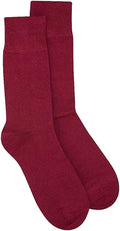 Buy Your Ties SOCK-101-8 - Burgundy - Designer Solid Mens Sock