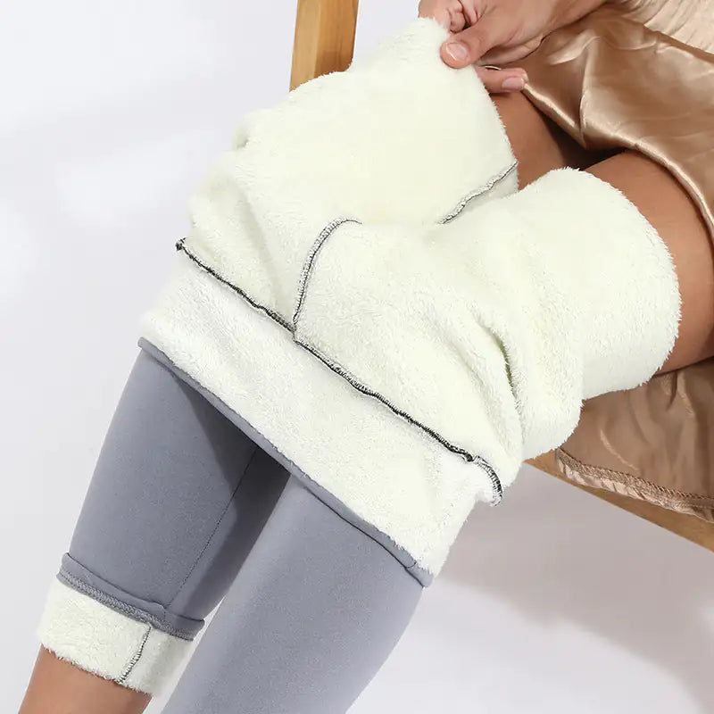 Winter Leggings Warm Thick High Stretch Lamb Cashmere Leggins Skinny Fitness Woman Pants | New