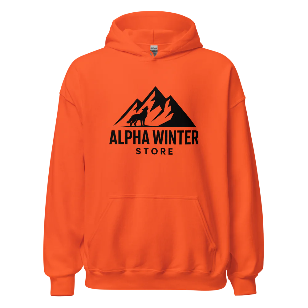Unisex Heavy Blend Hoodie | Alpha Winter Store Logo | Black Friday