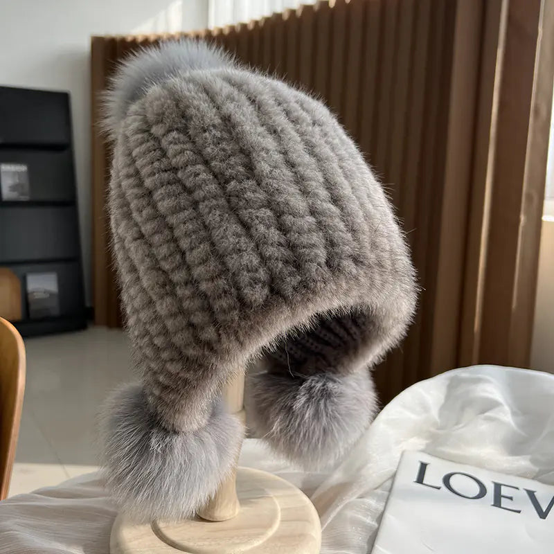 Warm Thickened Mink Plush Earmuff Hat for Winter Fashion | New