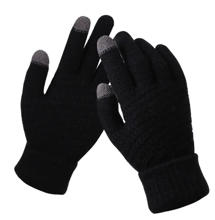 Women's Knitted Touchscreen Winter Gloves (Fashionable) |