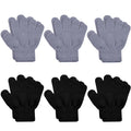 Baby Winter Gloves 6-Pack - Toddler Knit Gloves (1-3 Years)
