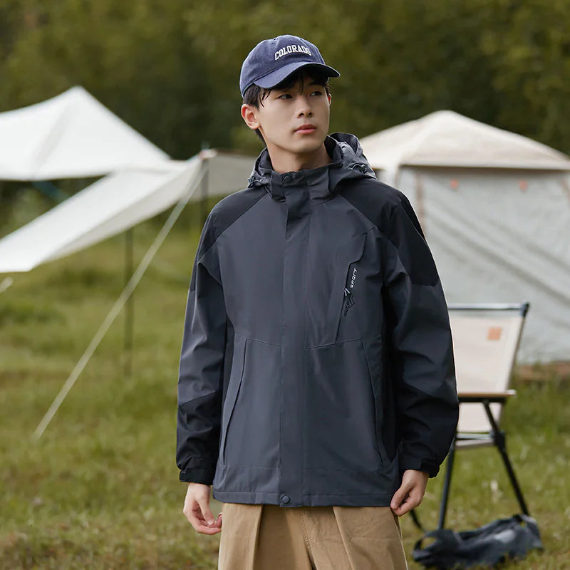 Multicolor Outdoor Coat