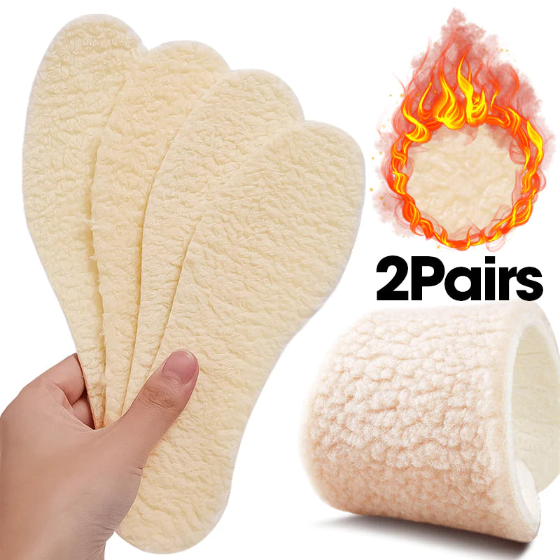 Thickened Plush Heating Insoles for Winter Boots | Must Have
