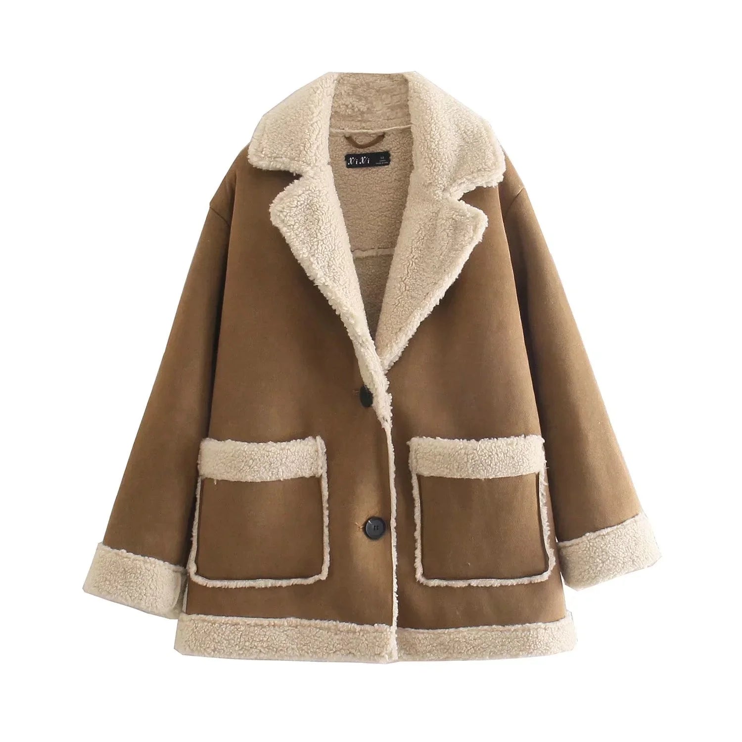 Women's Suede Fur Double-Sided Winter Coat