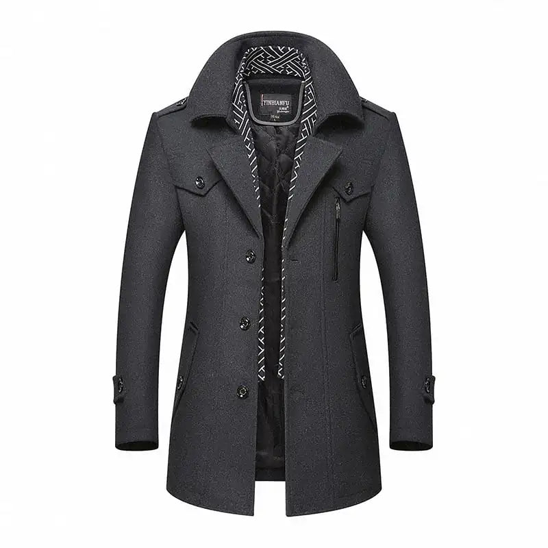 Padded Cotton Coat and Wool Coat Combo