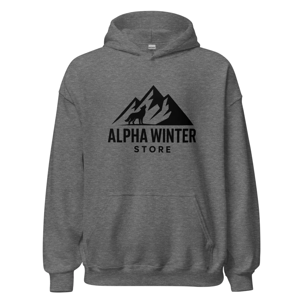 Unisex Heavy Blend Hoodie | Alpha Winter Store Logo | Black Friday