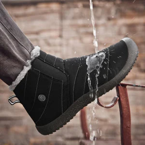 Waterproof Winter Boots, Fleece Lined Short Boots for Men |