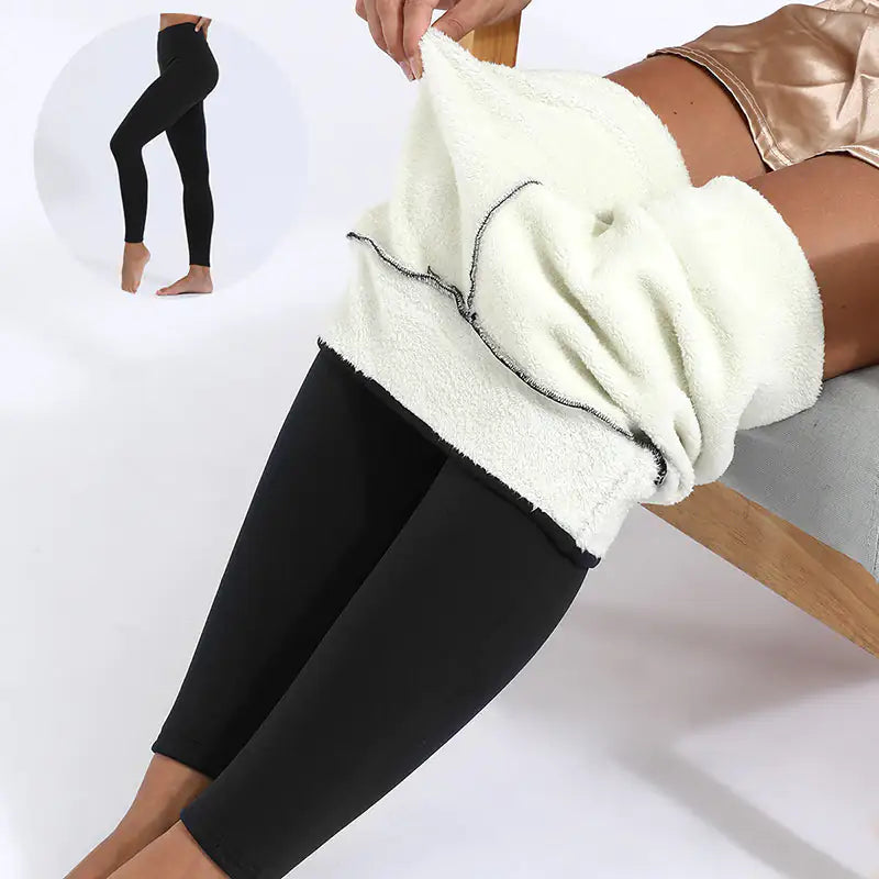 Winter Leggings Warm Thick High Stretch Lamb Cashmere Leggins Skinny Fitness Woman Pants | New
