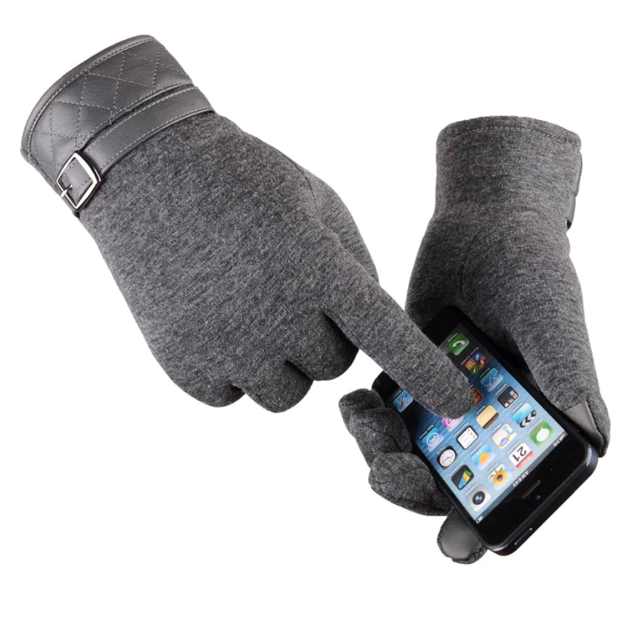Winter Touchscreen Gloves for Men - Cycling Gloves