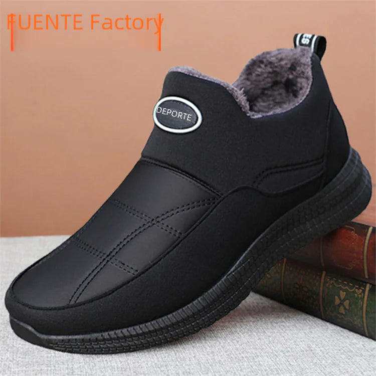 Beijing Cotton Shoes for Men - Winter Casual Boots