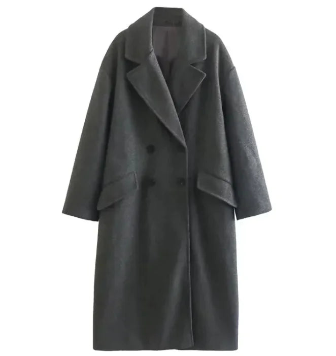 Women's Premium Tailored Coat - European Inspired Winter Outerwear |