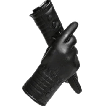 Leather Winter Gloves for Men and Women