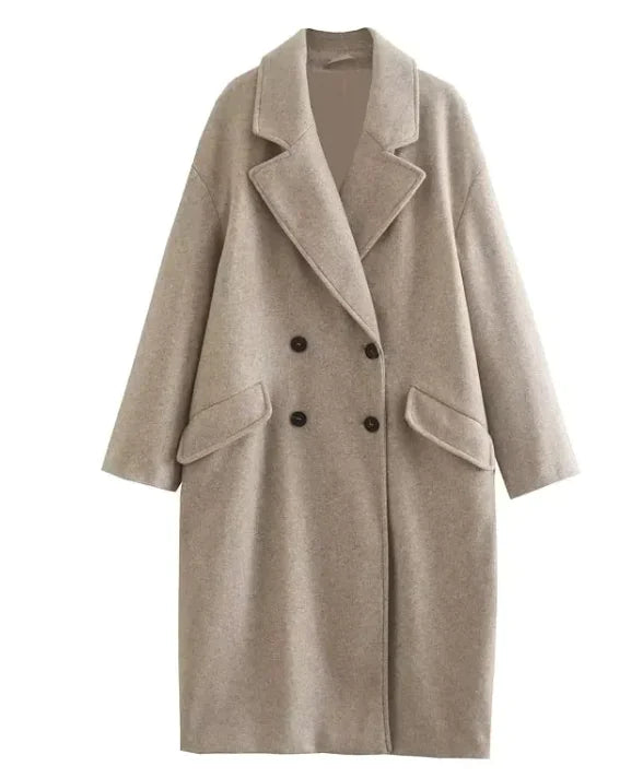 Women's Premium Tailored Coat - European Inspired Winter Outerwear |