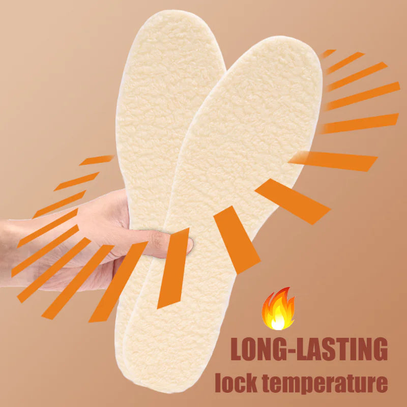Thickened Plush Heating Insoles for Winter Boots | Must Have