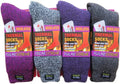 Polar Extreme Thermal Sock Extra Heavy Acrylic Winter Marled Socks 4-Pack Colors9
