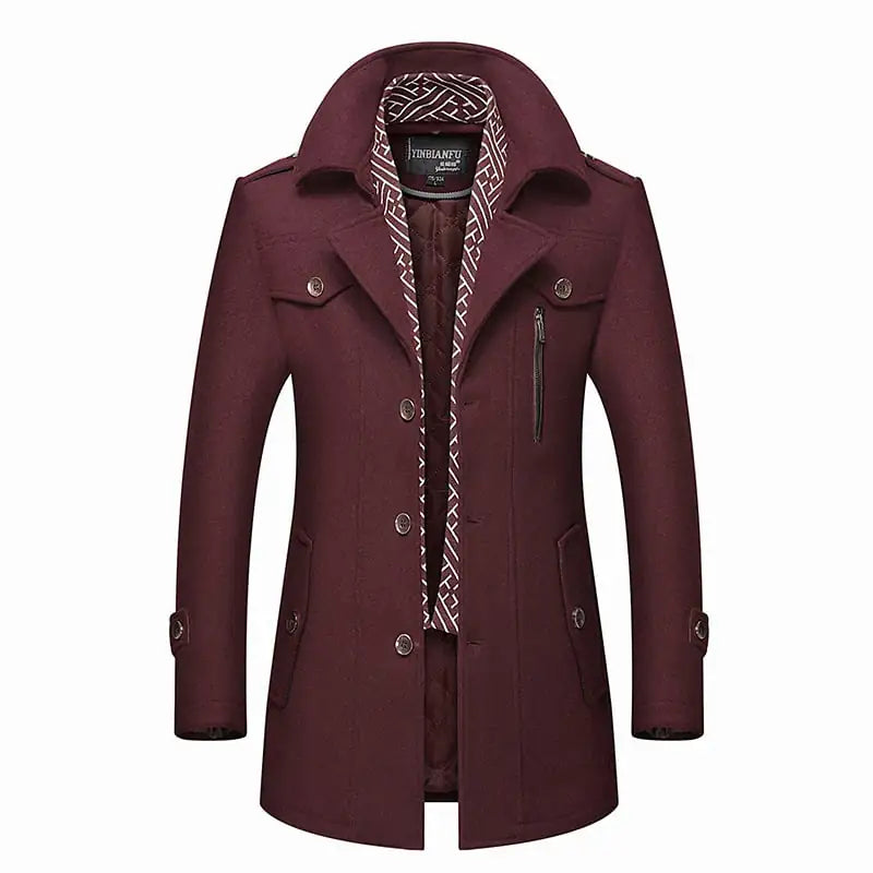 Padded Cotton Coat and Wool Coat Combo