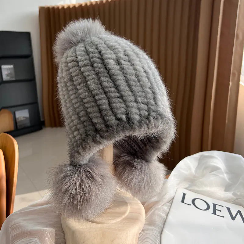 Warm Thickened Mink Plush Earmuff Hat for Winter Fashion | New
