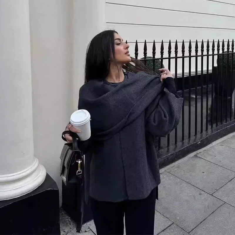 Asymmetry Chic Winter Coat