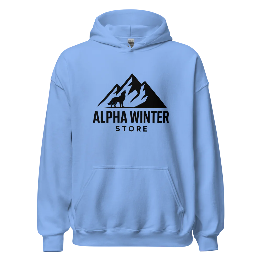 Unisex Heavy Blend Hoodie | Alpha Winter Store Logo | Black Friday