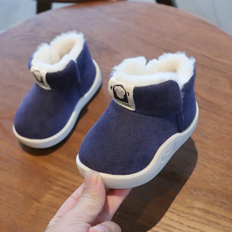 Warm Plush Winter Boots for Infants and Toddlers