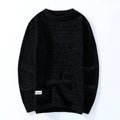 Men's Thick Velvet Winter Sweater - Cozy Warm Pullover