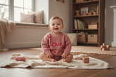 Baby Valentine sweater home
