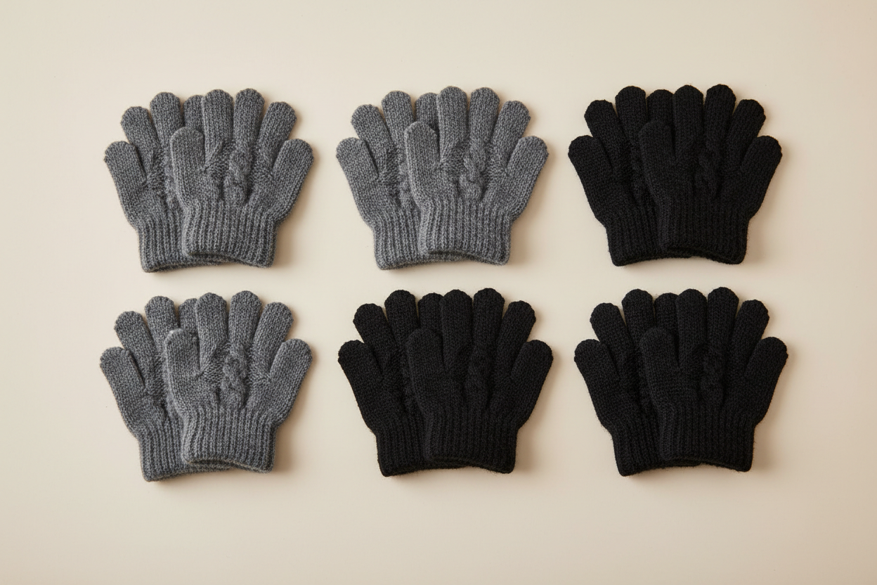 Baby Winter Gloves 6-Pack