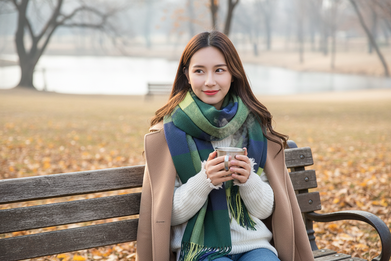 Écharpe boho lifestyle