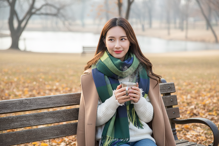 Écharpe boho lifestyle