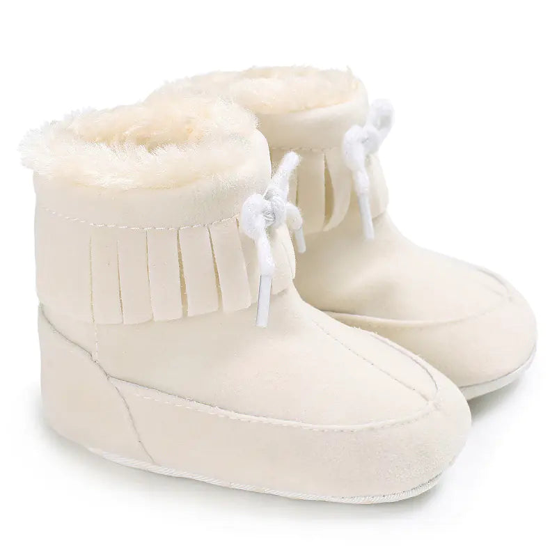 Suede Children's Winter Boots with Thick Warm Lining
