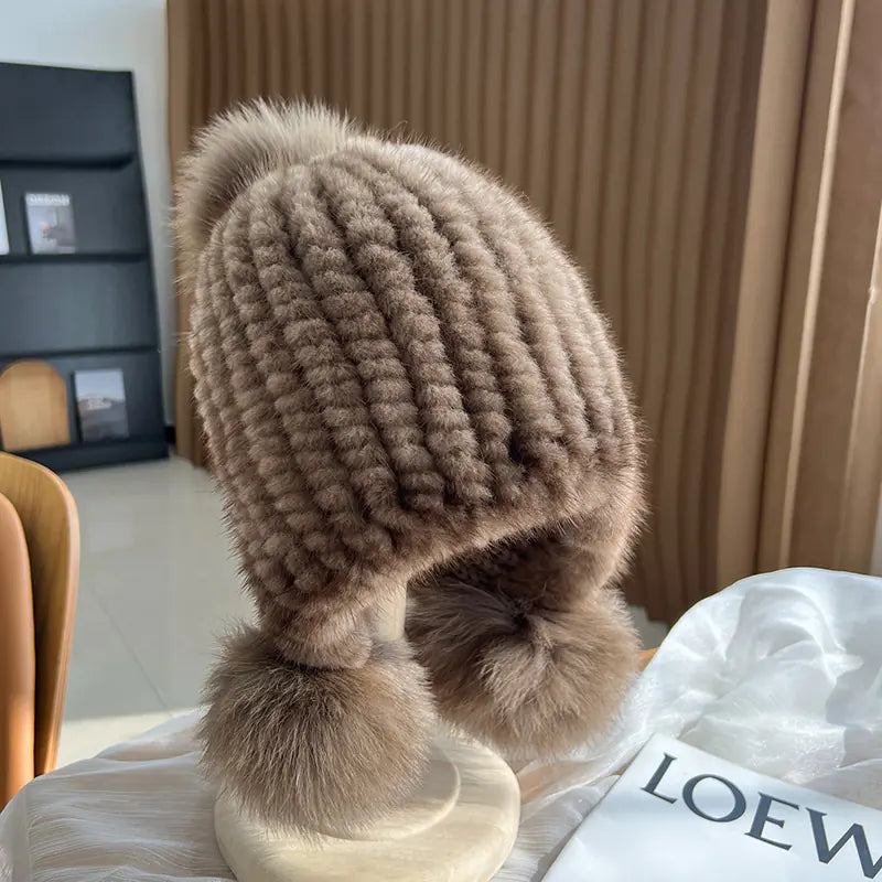 Warm Thickened Mink Plush Earmuff Hat for Winter Fashion | New