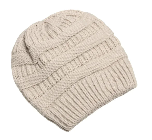 Women's Solid Knit Beanie